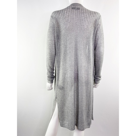 AllSaints Women's Gray Lightweight Knit Open Front JENNA Cardigan Size M - Picture 8 of 10